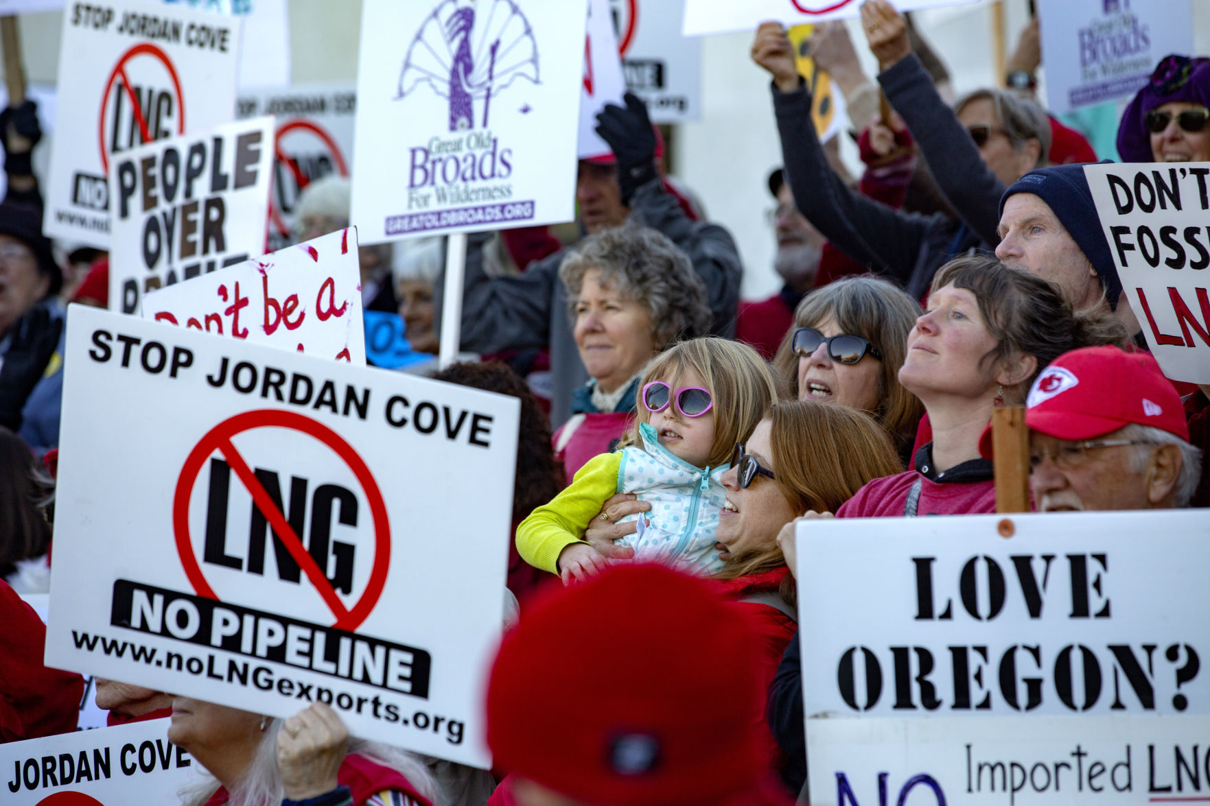 Jordan Cove rally